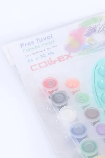 Yeşil Collex Pres Tuval Seti 24x32 Cm 385484
