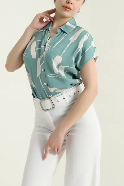yesil-desenli-dokuma-kadin-gomlek-435617
