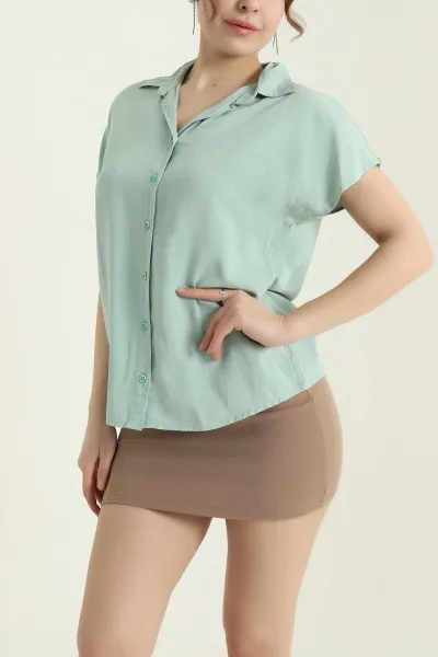 yesil-dokuma-kadin-gomlek-435595