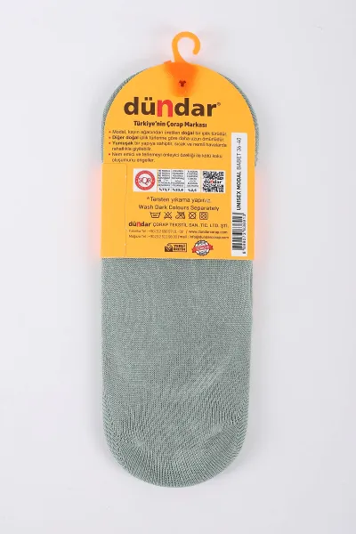 Yeşil Dört Mevsim Kadın Modal Babet Çorap 36-40 422925