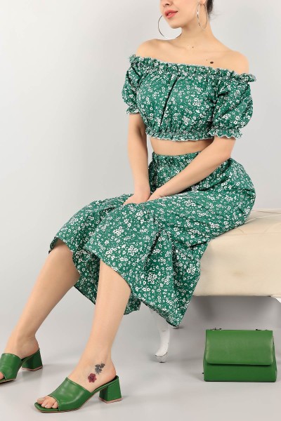 yesil-etek-bluz-dokuma-ikili-takim-110333