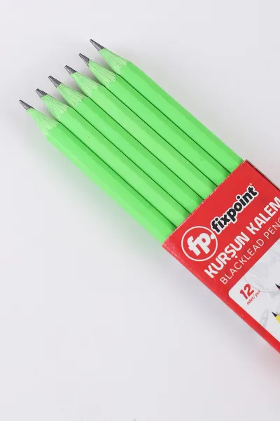 Yeşil Fixpoint Neon Kurşun Kalem 12'Lİ 421746