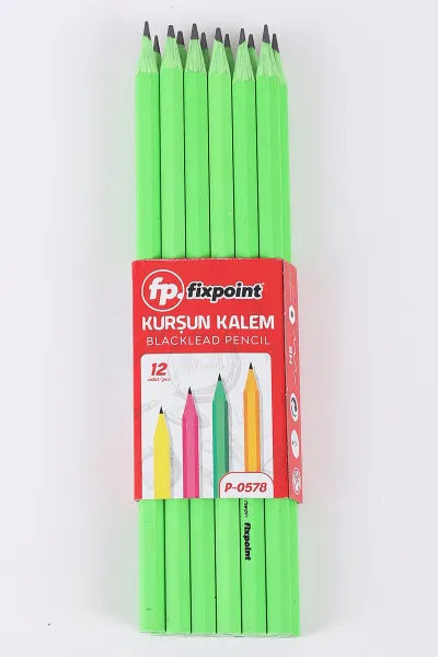 Yeşil Fixpoint Neon Kurşun Kalem 12'Lİ 421746