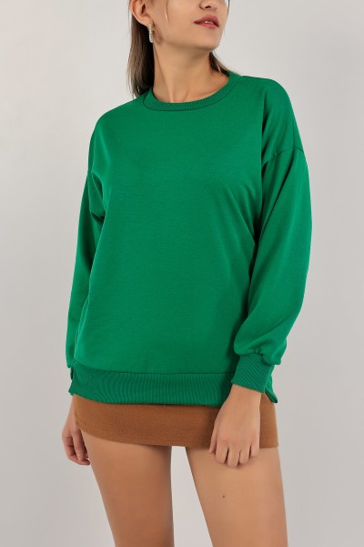 Yeşil İki İp Bayan Sweat 138291
