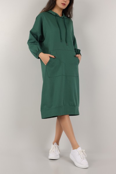 Yeşil İki İp Tunik Elbise 155705