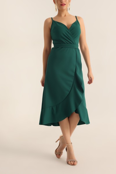 yesil-kemerli-volanli-krep-elbise-179521