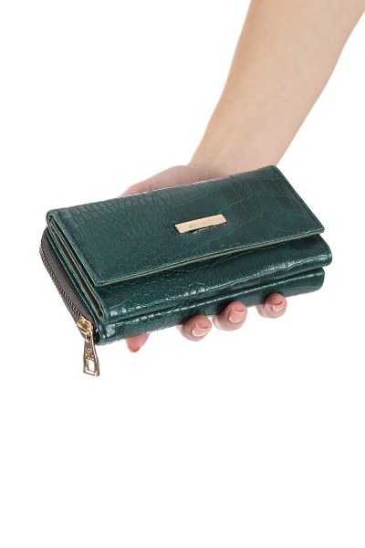 yesil-kroko-desen-bayan-cuzdan-139467
