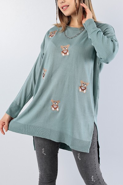 yesil-nakis-islemeli-triko-kazak-tunik-78880