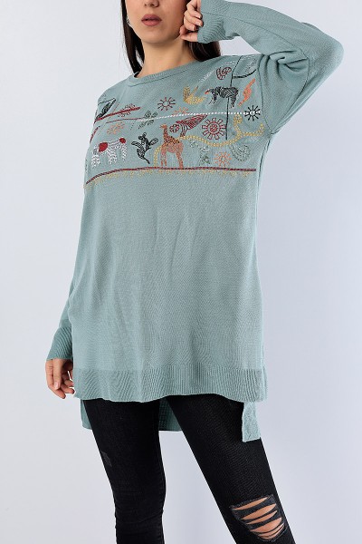 yesil-nakisli-triko-kazak-tunik-78870