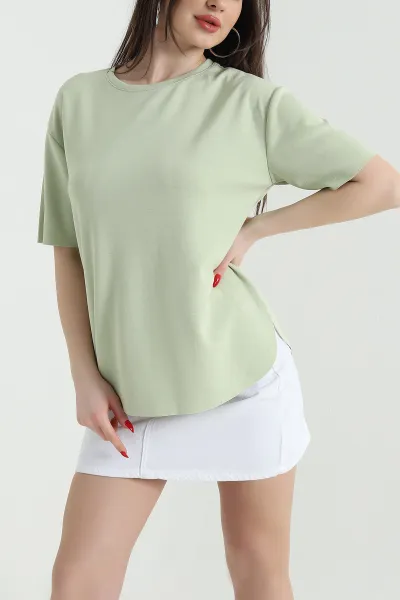 yesil-oval-kesim-oysho-kadin-tisort-437673