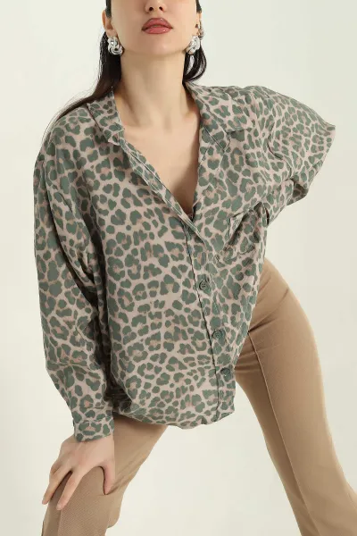 yesil-oversize-desenli-aerobin-kadin-gomlek-354347