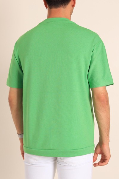 Yeşil Oversize Erkek Tişört 181811