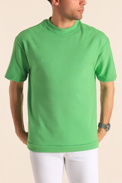 Yeşil Oversize Erkek Tişört 181811