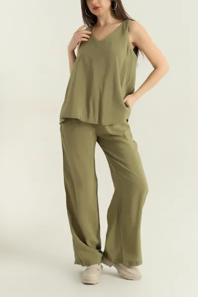 yesil-pantolon-bluz-modal-kadin-ikili-takim-362253