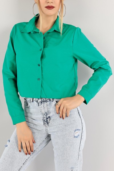 yesil-poplin-kumas-crop-gomlek-118861