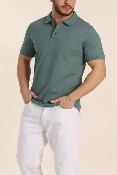 yesil-regular-fit-basic-polo-yaka-erkek-tisort-342463