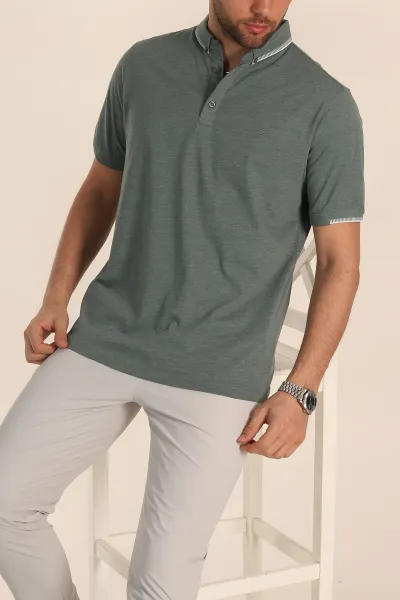 yesil-regular-fit-suprem-kumas-kol-detayli-polo-yaka-erkek-tisort-349937