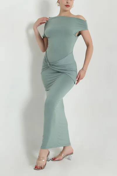 Yeşil Sandy Kadın Elbise 477675
