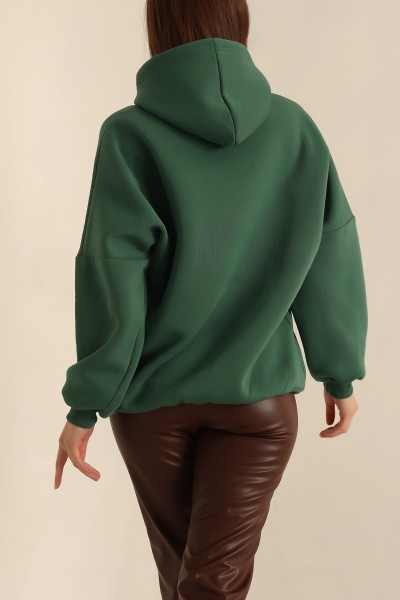 Yeşil Şardonlu Bayan Sweat 224202