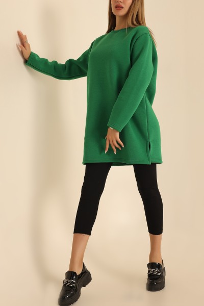 Yeşil Şardonlu Sweat Tunik 216998