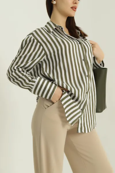 yesil-saten-dokuma-gecisli-oversize-gomlek-334916