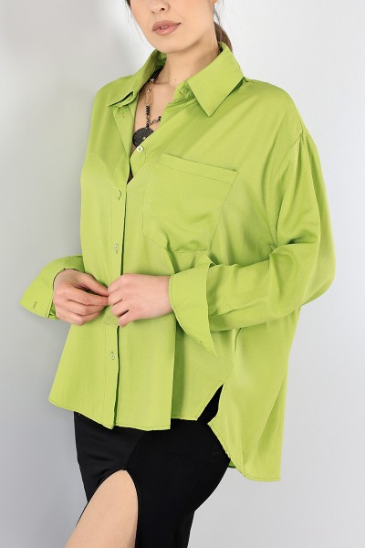 yesil-tek-cepli-bayan-gomlek-96265