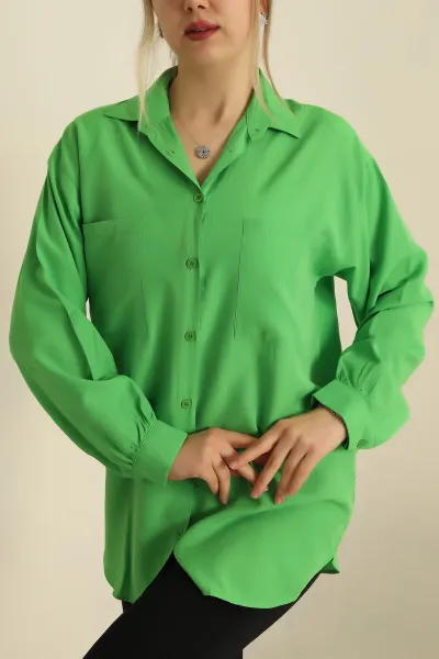 yesil-terikoton-cepli-bayan-gomlek-281580