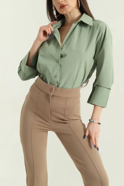 yesil-truvakar-kol-poplin-bayan-gomlek-336973