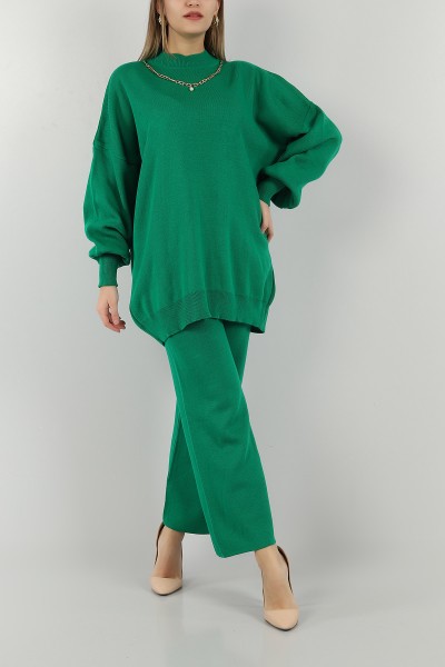 yesil-tunik-pantolon-triko-ikili-takim-147138