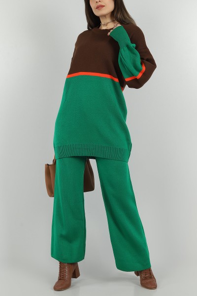 Yeşil Tunik Pantolon Triko İkili Takım 147159