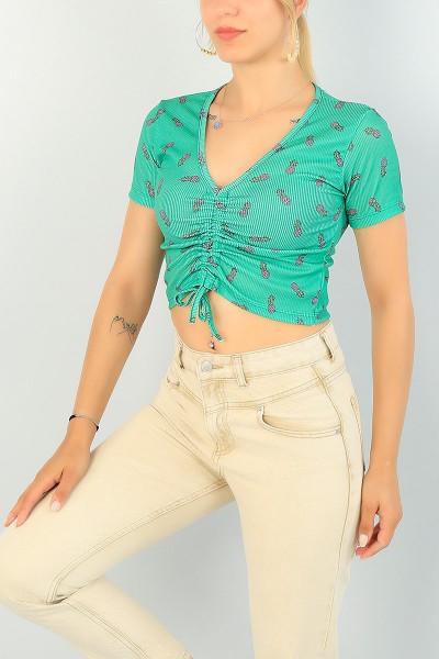 yesil-v-yaka-sikmali-bluz-71613