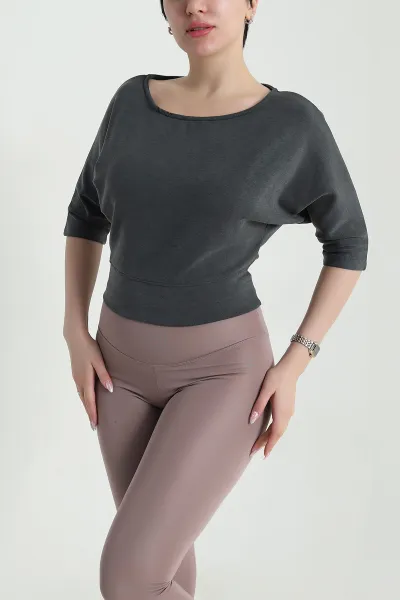 Yeşil Yarasa Kol Kadın Bluz 461498