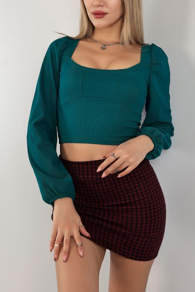Yeşil Yeni Sezon Bluz 143812
