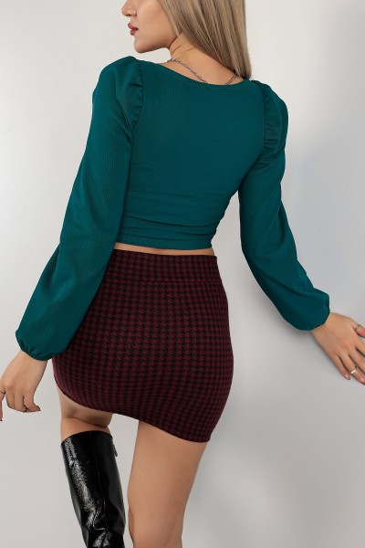 Yeşil Yeni Sezon Bluz 143812