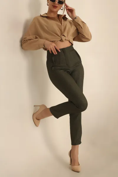 yesil-yun-efekt-bayan-pantolon-234886