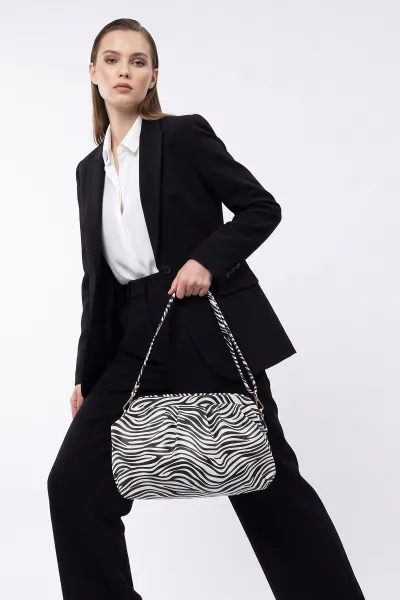 Zebra Burslu  Kadın El Kol ve Omuz Çantası 501881