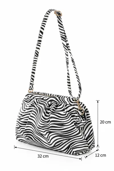 Zebra Burslu  Kadın El Kol ve Omuz Çantası 501881