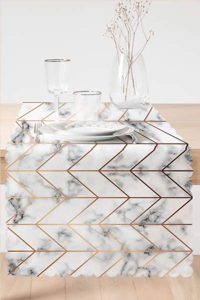45x140 Dijital Baskılı Özel Tasarım Modern Runner 223837