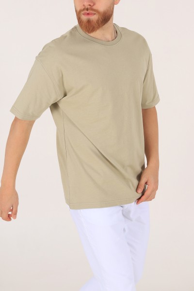 Zeytin Oversize Erkek Tişört 170992