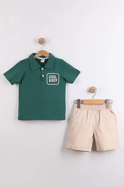 zumrut-yesili-2-10-yas-polo-yaka-cool-boy-baskili-tisortlu-gabardin-sortlu-erkek-cocuk-yazlik-2li-takim-454610