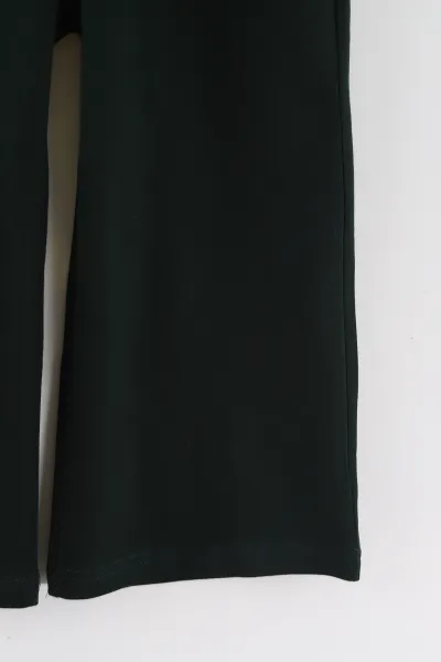 Zümrüt Yeşili (5-8 Yaş)Bol Paça Kız Çocuk Eşofman Altı 463985