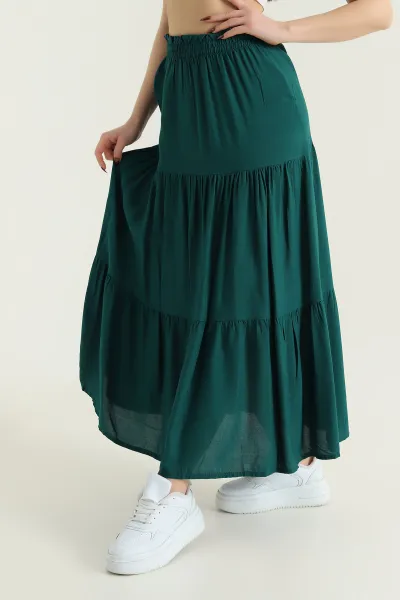 zumrut-yesili-beli-lastikli-dokuma-kadin-etek-429986