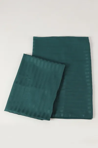 Zümrüt Yeşili Bella Home 50x70 Cm 2'li Saten Yastık Kılıfı 474138