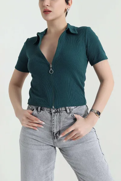 zumrut-yesili-fermuarli-ottoman-kadin-bluz-450058