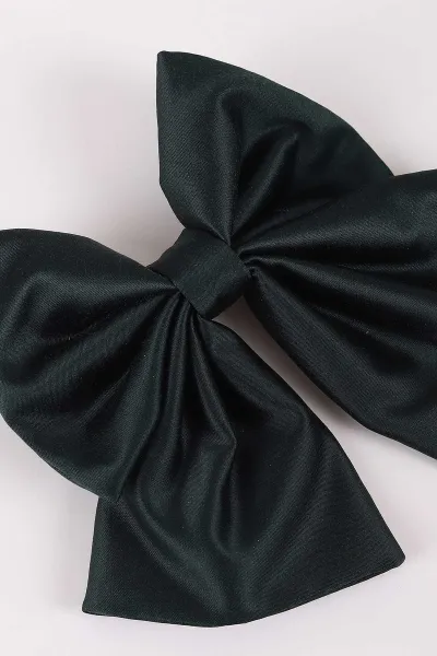 Zümrüt Yeşili Fiyonk Model Poplin Kumaş Otomatik Toka 450145