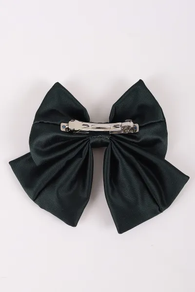 Zümrüt Yeşili Fiyonk Model Poplin Kumaş Otomatik Toka 450145