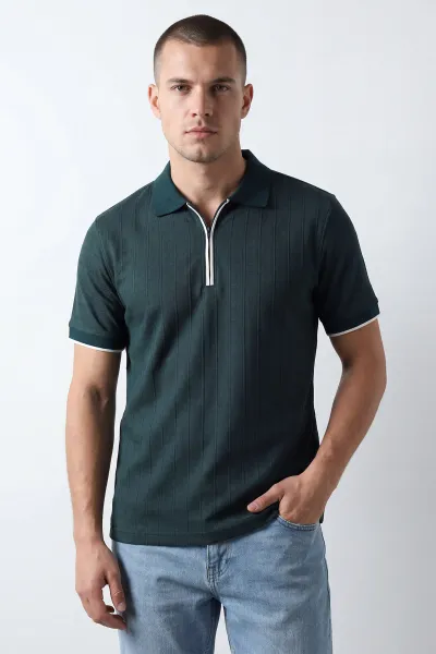 zumrut-yesili-polo-yaka-yarim-fermuarli-erkek-tisort-435364