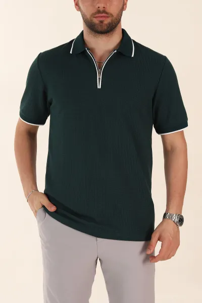 zumrut-yesili-regular-fit-dokulu-polo-yaka-erkek-triko-tisort-369368