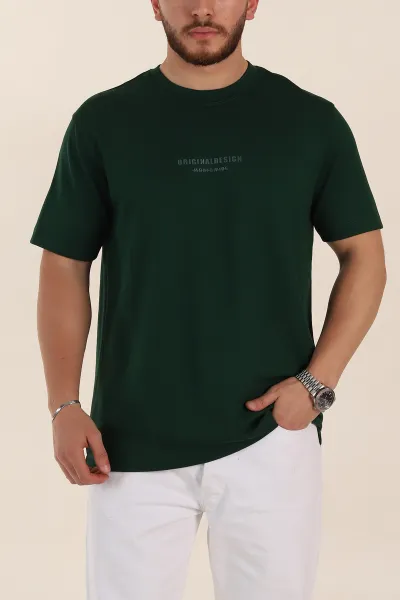 zumrut-yesili-relaxed-fit-kabartma-yazi-detayli-erkek-tisort-358648