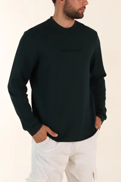 zumrut-yesili-relaxed-fit-oysho-kumas-kabartma-yazili-erkek-sweatshirt-393290